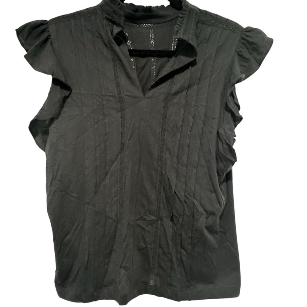Ralph Lauren Black Ruffled Women’s Top